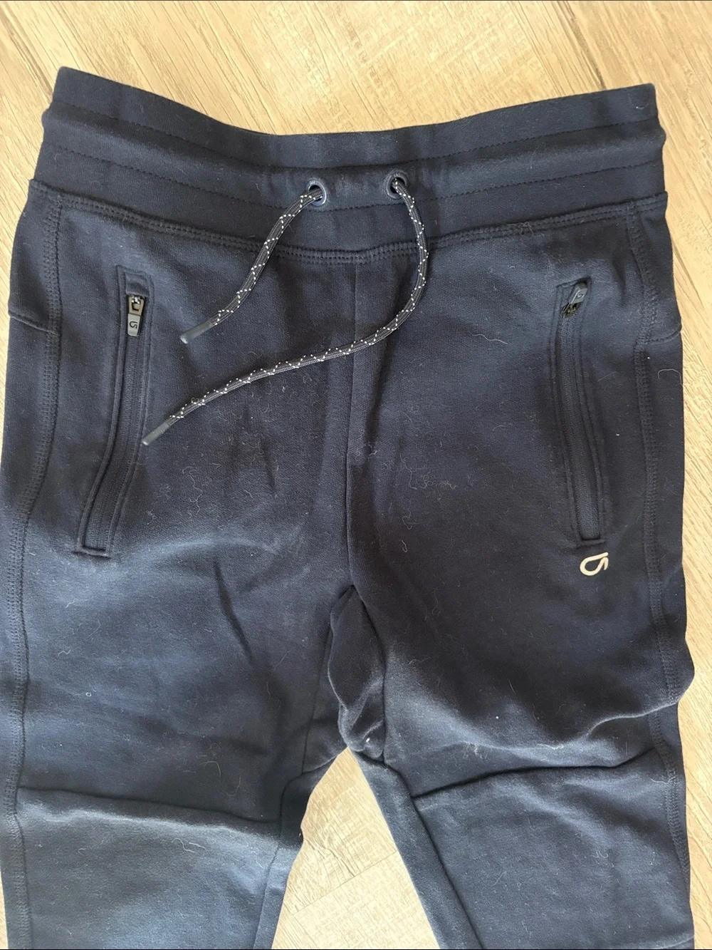 GAP Kids Navy Blue Jogger Sweatpants with Zip Pockets